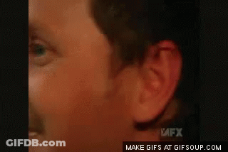 Man Face Close Up With MFX Logo GIF