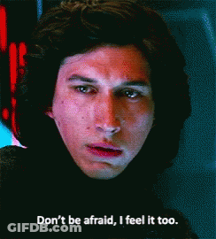 Man Face Don't Be Afraid I Feel It Too GIF