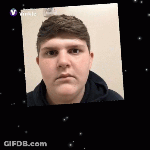 Man Face Made With Vinkler GIF