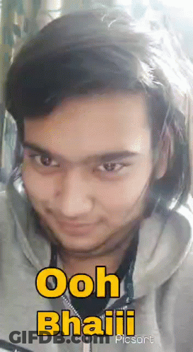Man Face Ooh Bhaii GIF