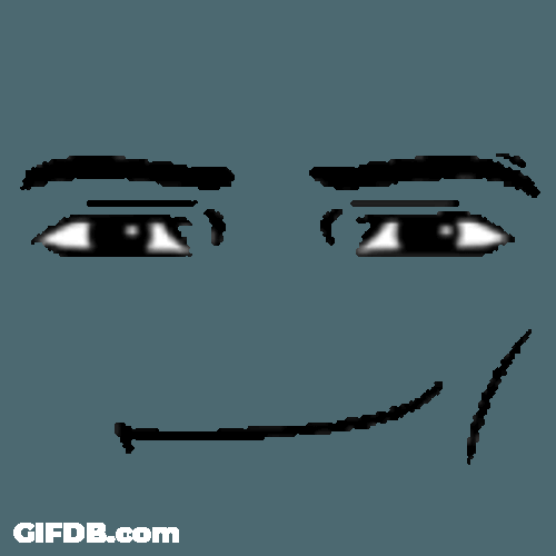 Man Face Roblox Sticker GIF