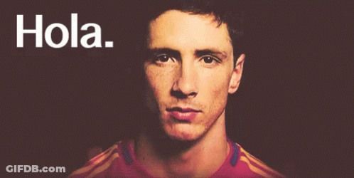 Man Face Saying Hola GIF