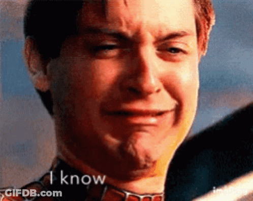 Man Face Saying I Know GIF
