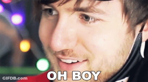 Man Face Saying Oh Boy GIF