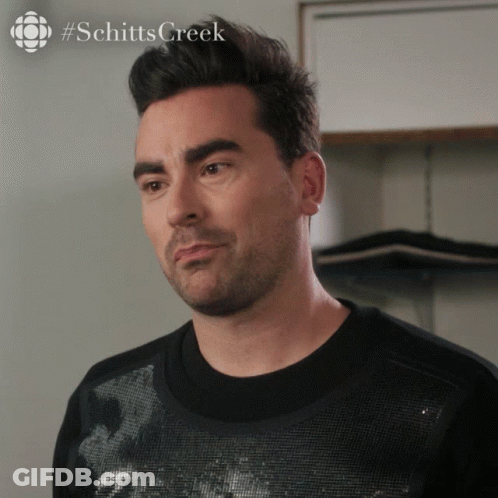 Man Face Schitt's Creek GIF