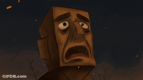 Man Face With Big Mouth GIF