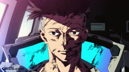 Man Face With Blue Background GIF