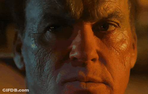 Man Face With Green Glow GIF