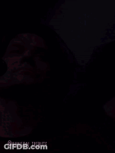 Man Face With Hanson Tribute Text GIF