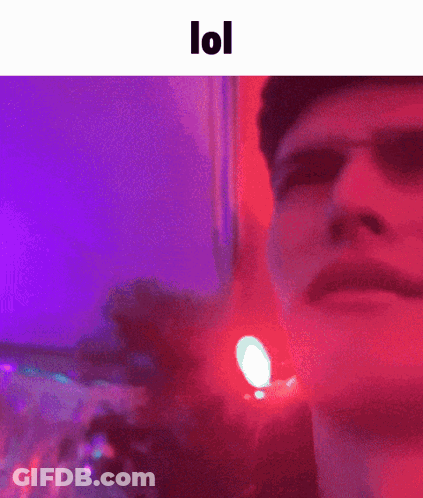 Man Face With LOL GIF