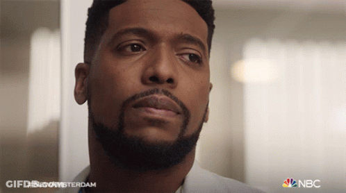 Man Face With #NewAmsterdam GIF