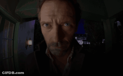 Man Face With Sign Saying A GIF