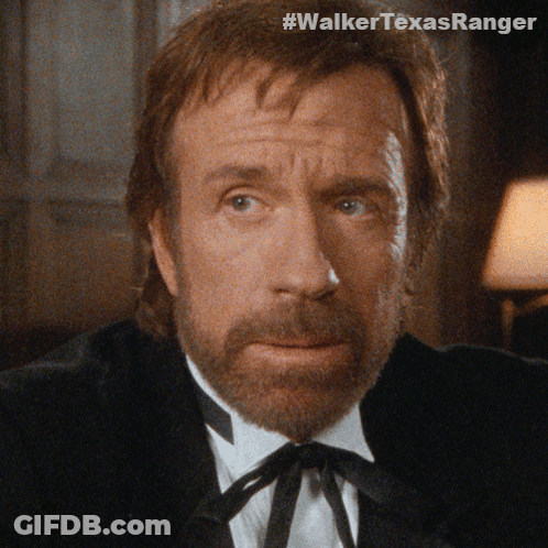 Man Face With #WalkerTexasRanger GIF
