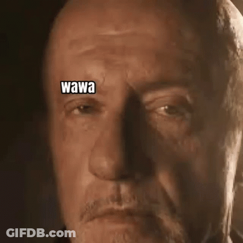 Man Face With Wawa Above Eyes GIF