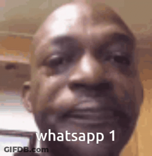 Man Face With WhatsApp 1 Written GIF