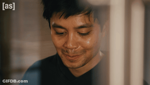 Man Face With Words As GIF