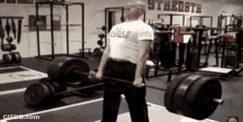 Man Fainting After Deadlifting GIF