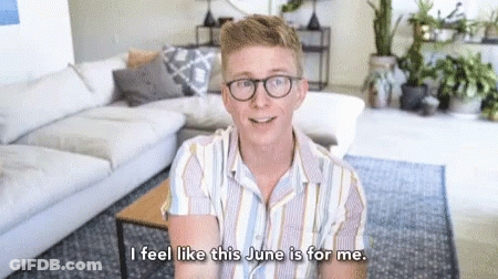 Man Feels This June Is For Me GIF