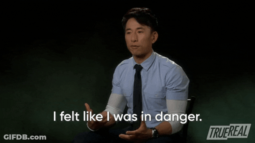 Man Felt Like Im In Danger GIF