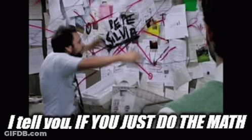Man Fighting Man In Front Of Math Bulletin GIF