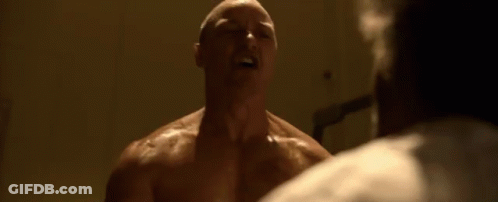 Man Fighting Without Shirt GIF