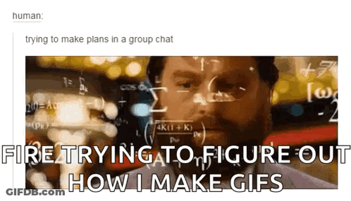 Man Figuring Out How To Make GIFs In Group Chat GIF