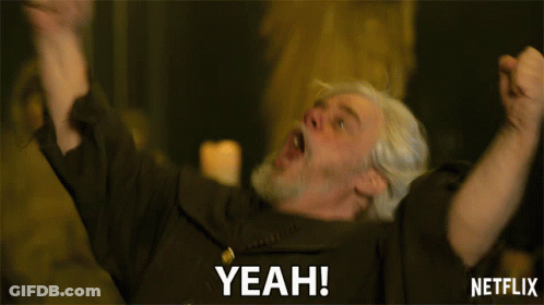 Man Fist Pumping Yeah GIF