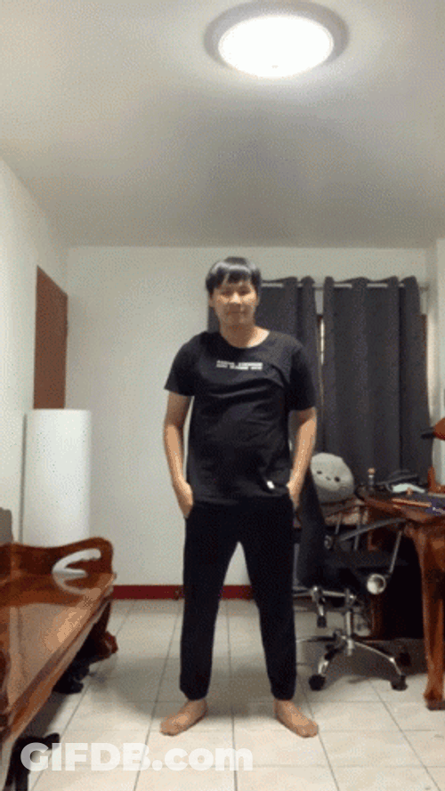 Man Flying To Outer Space Meme GIF
