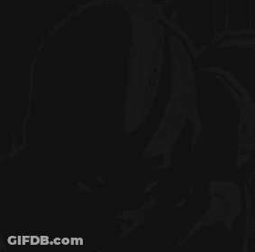 Man Flying With Blue Light From Chest GIF