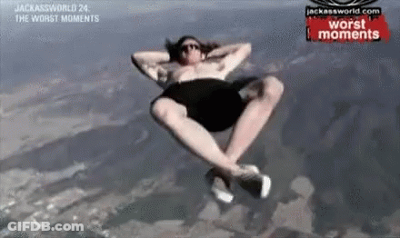 Man Flying Worst Moments GIF