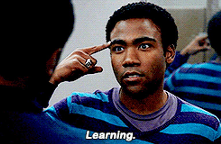 Man Focus On Learning GIF