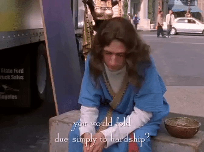 Man Folded Due Simply To Hardship GIF