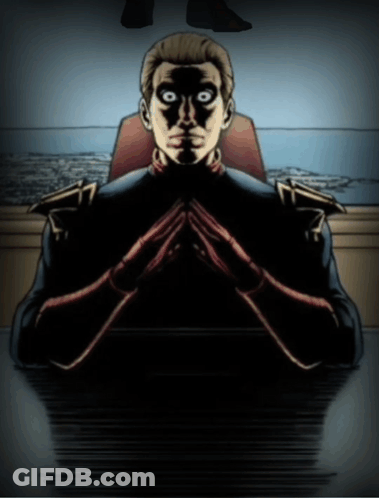 Man Folding Hands Drawing GIF
