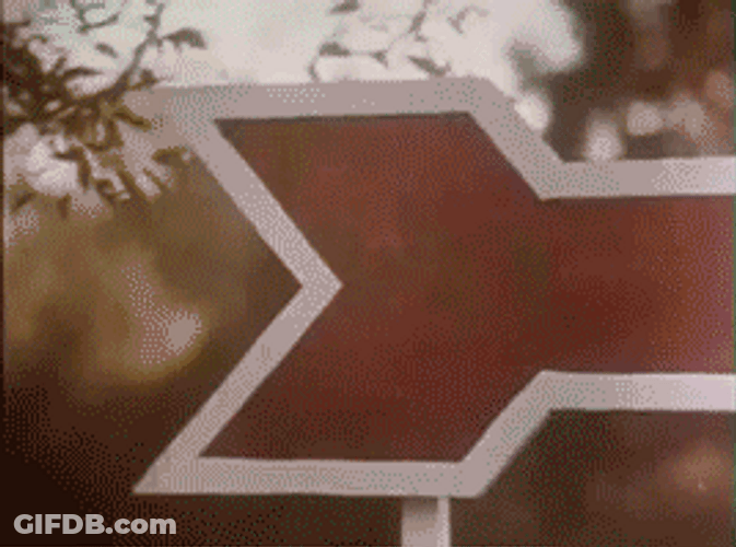 Man Following Pointing Arrow GIF