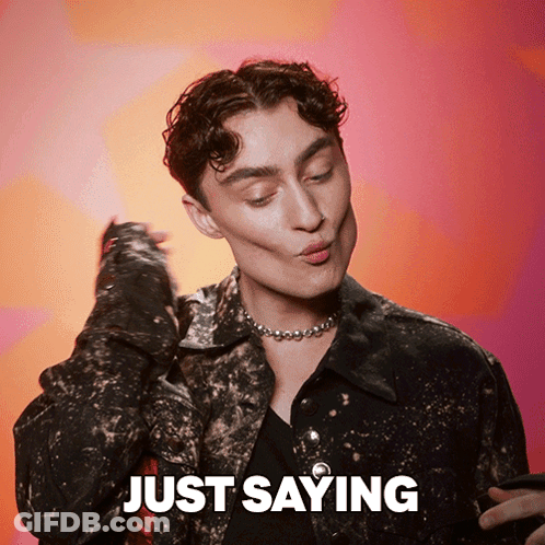 Man Funny Face Just Saying GIF