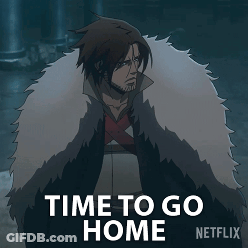 Man Fur Coat Time Go Home Netflix GIF