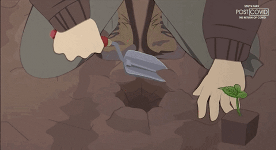 Man Gardening Inside Home GIF