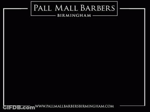 Man Getting Beard Styled At Pall Mall Barbers Birmingham GIF