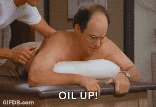 Man Getting Massage From Therapist GIF