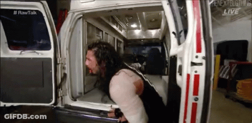 Man Getting Out Of Ambulance Saying Raw Talk GIF