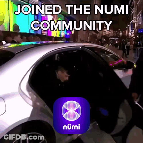 Man Getting Out Of Car Joined The Numi Community GIF