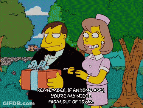 Man Giving Gift To Woman Saying Remember GIF