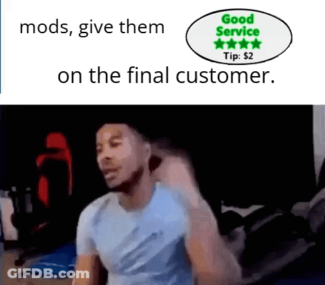 Man Giving Good Service Tip To Customer GIF