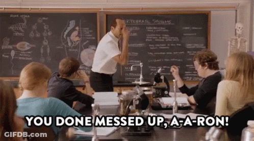 Man Giving Lecture Saying You Done Messed Up GIF