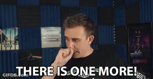 Man Giving Middle Finger Saying There Is One More GIF