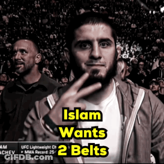 Man Giving Peace Sign Islam Wants 2 Belts GIF