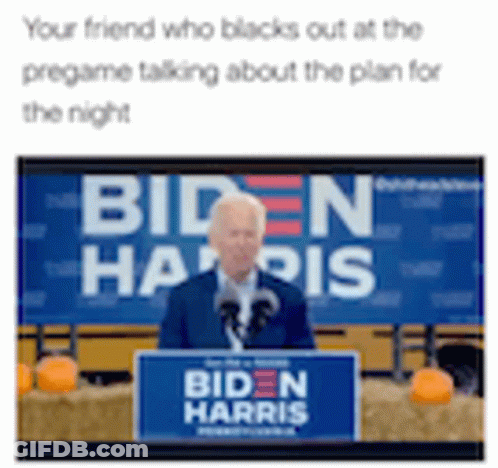 Man Giving Speech At Biden Harris Campaign Event GIF
