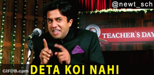 Man Giving Speech At Teacher's Day Sign GIF
