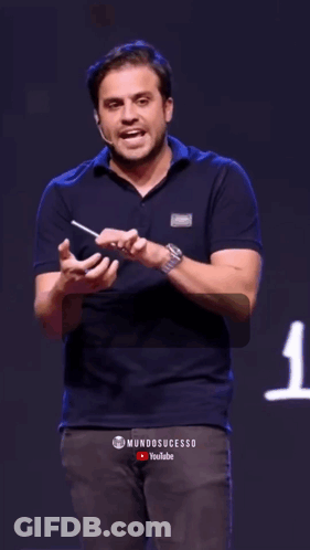 Man Giving Speech Qualquer Cerebro GIF