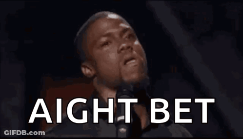 Man Giving Speech With Aight Bet GIF